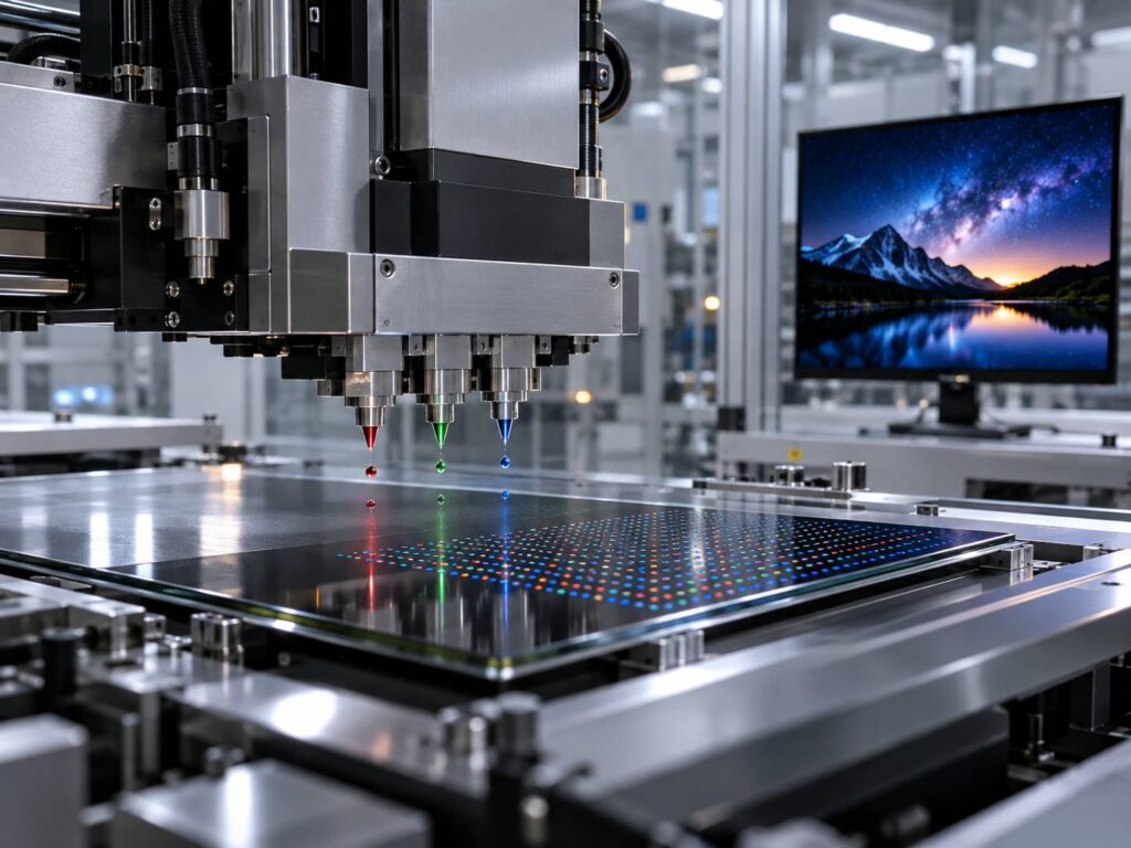 IJP OLED explicat: cum funcționează OLED-ul imprimat și ce schimbă față de QD-OLED și WOLED