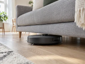 Înălțimea aspiratorului robot: cifra care decide dacă intră sub canapea