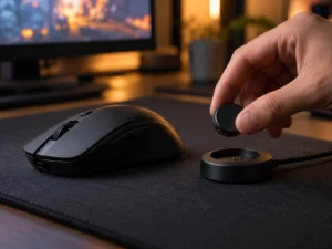 SteelSeries Sensei Pro vine cu două baterii pe care le schimbi singur